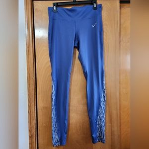 NWOT Nike Dri Fit Running Leggings (Lavender and Gray) - L *FINAL PRICE*